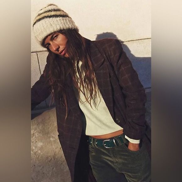 Free People NWT The Grove Stripe Beanie - Picture 5 of 7